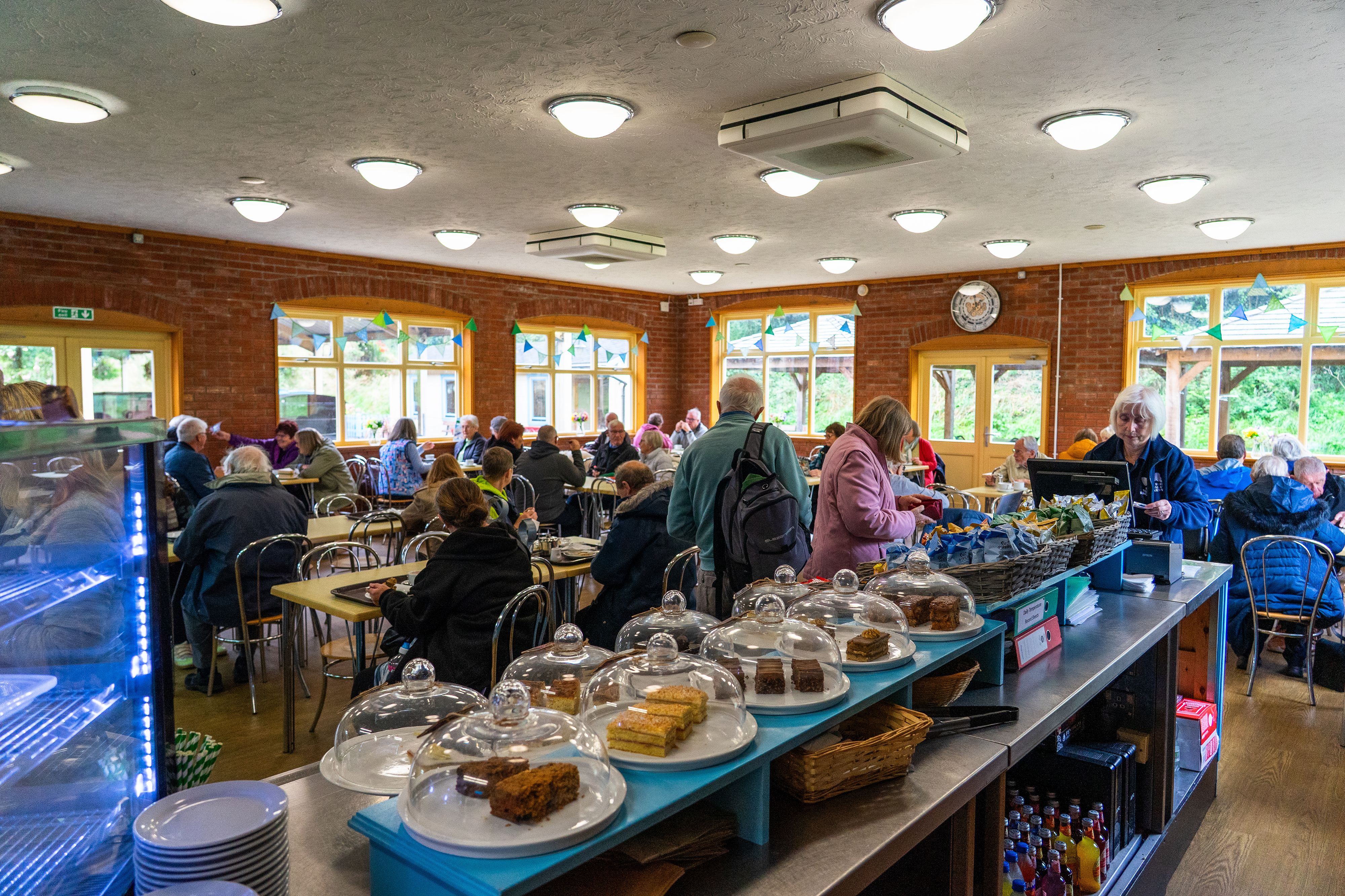 A busy day at the Whistlestop Cafe in Aylsham