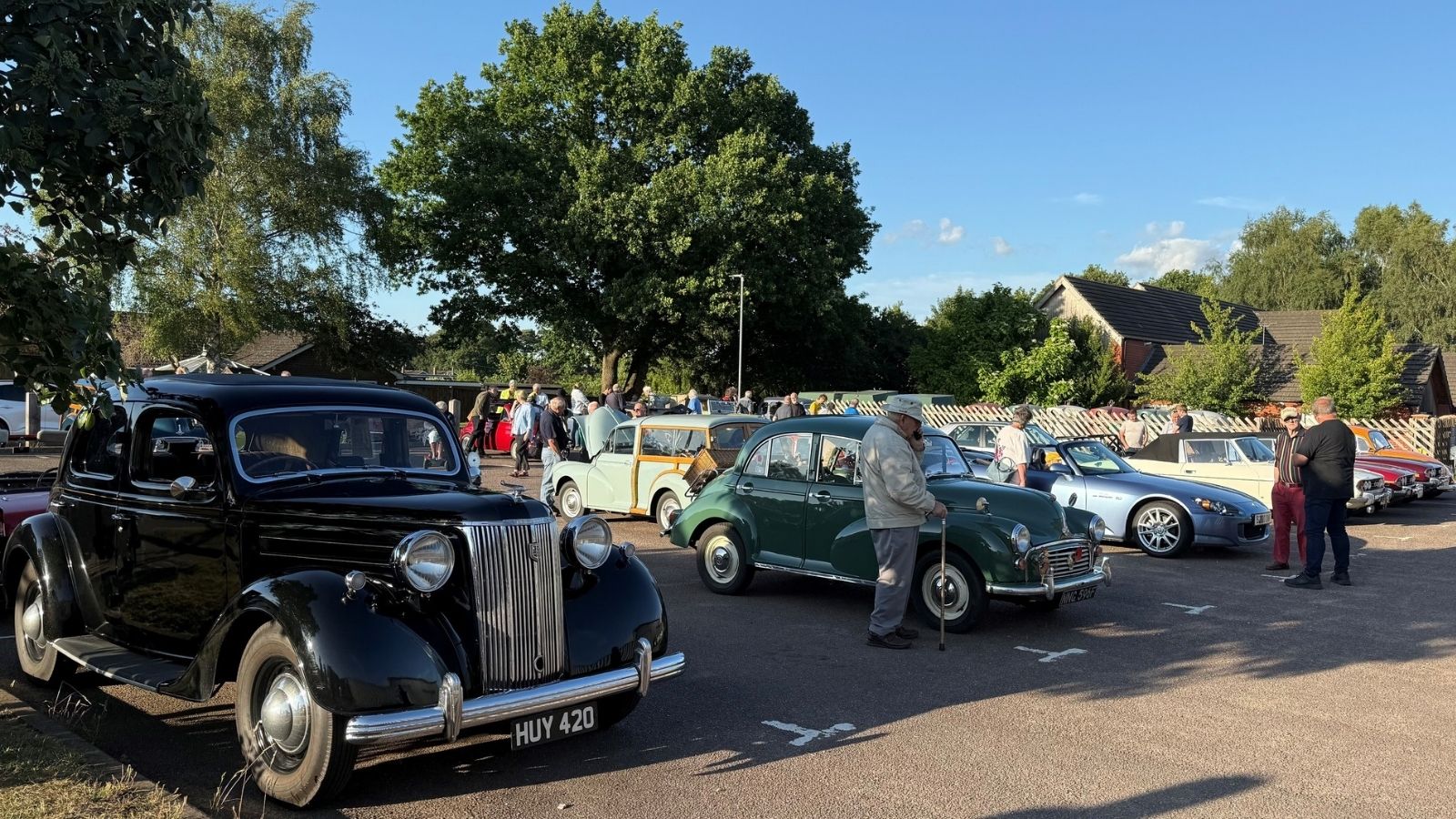 Classic Cars Parked At Aylsham Station