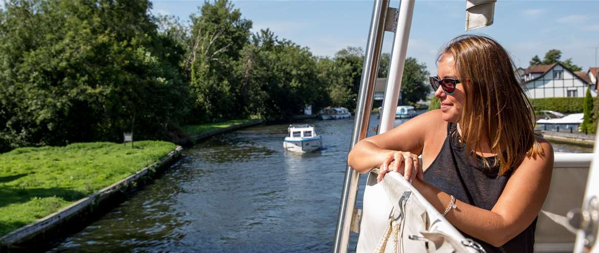 Bure Valley Railway Train and Cruise Wroxham Norfolk