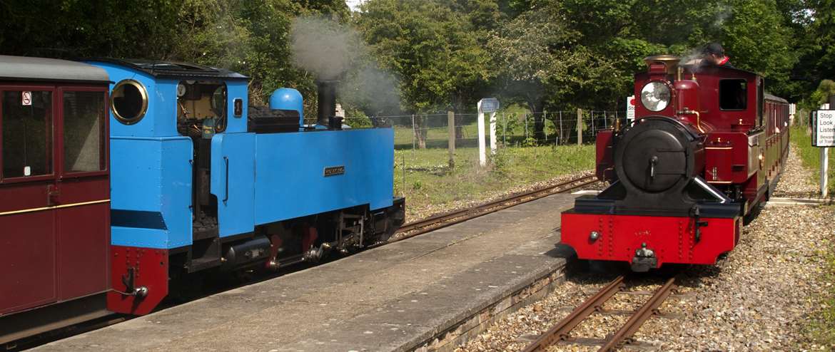 Bure Valley Railway Trains at Coltishall Norfolk