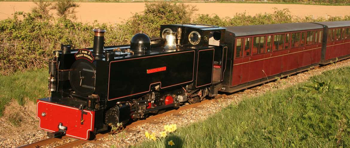 Bure Valley Railway locomotive No.8 Aylsham Norfolk